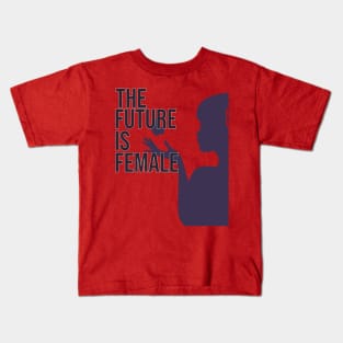 the future is female Kids T-Shirt